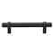 Gliderite Hardware 3-3/4 in. Center to Center Matte Black Solid Steel Bar Pull - 4006-96-MB 4006-96-MB-1 - alternate 1